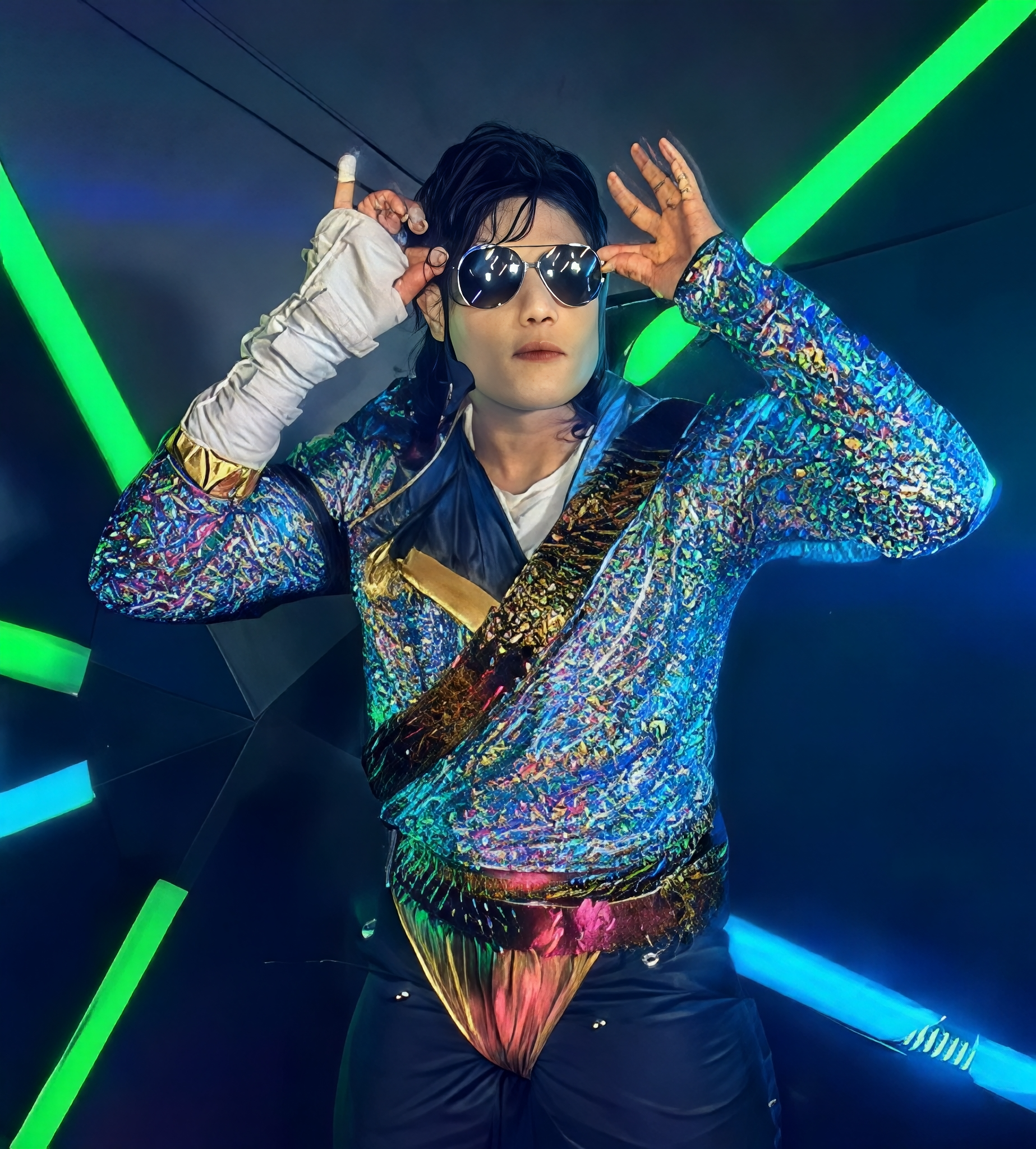 Principal Michael Jackson impersonator stage realization — Chicago, Illinois